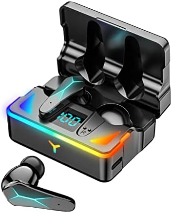 BigBigHundred X7 Slušalice Naplaćivati Kutije Bežičnim Slušalice Nizak Latencije Stereo Sportski Vodootporne koristi slušalice Slušalice sa Mikrofon - Crna