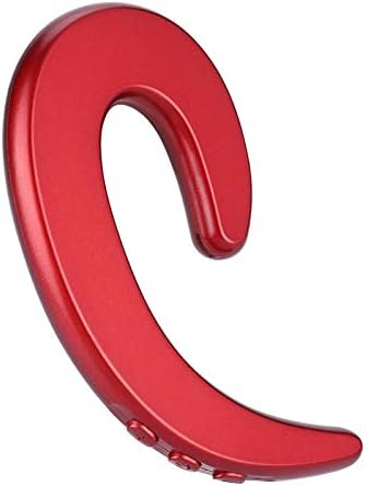Mxzzand Ruke Besplatno -Znoj Uho Kuka Slušalicu Slušalice za Posao Ured Vozi(crveno)