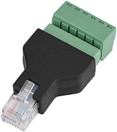 V BESTLIFE Ethernet Coupler je RJ12 Uzvrat,1Pcs,RJ12 6P6C do 6 pin Veza,sporogoreći Plastike,Trajnih,50