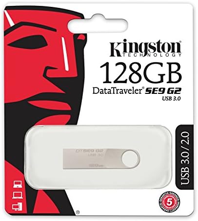 Kingston 128GB Podacima Putnika SE9 G2 USB 3.0 (DTSE9G2/128GB), Silver