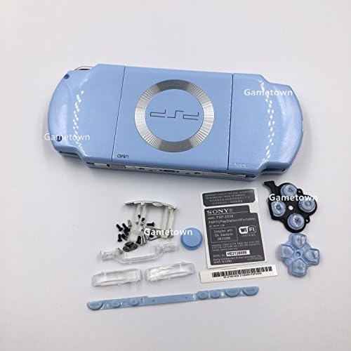 Nova Zamjena Sony PSP 2000 Konzolu Pun Stanovanje Oklop Pokriti sa Dugmićima Set-Svijetlo Plava.